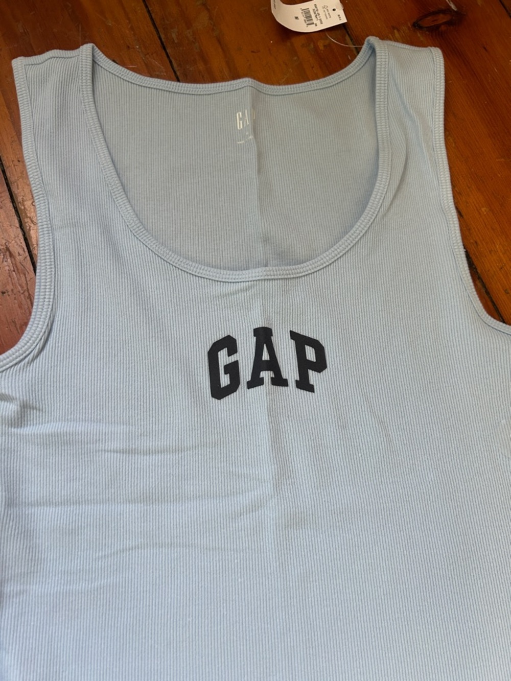 GAP Pastel Tank Trio - Light Blue, Pink & Lavender Graphic Tanks - Picture 4 of 11